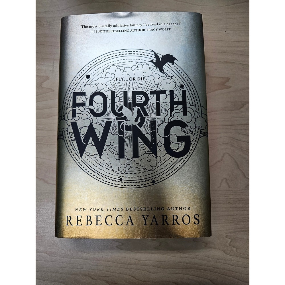 Fourth Wing by Rebecca Yarros Hardcover First Edition Fantasy Red Tower Book